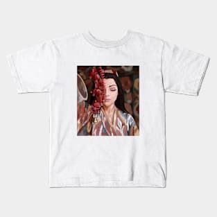 oriental girl Kids T-Shirt